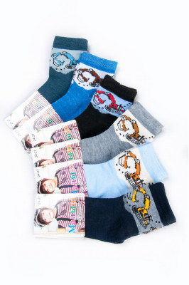 Шкарпетки дитячі для хлопчика з малюнком (демісезонний)